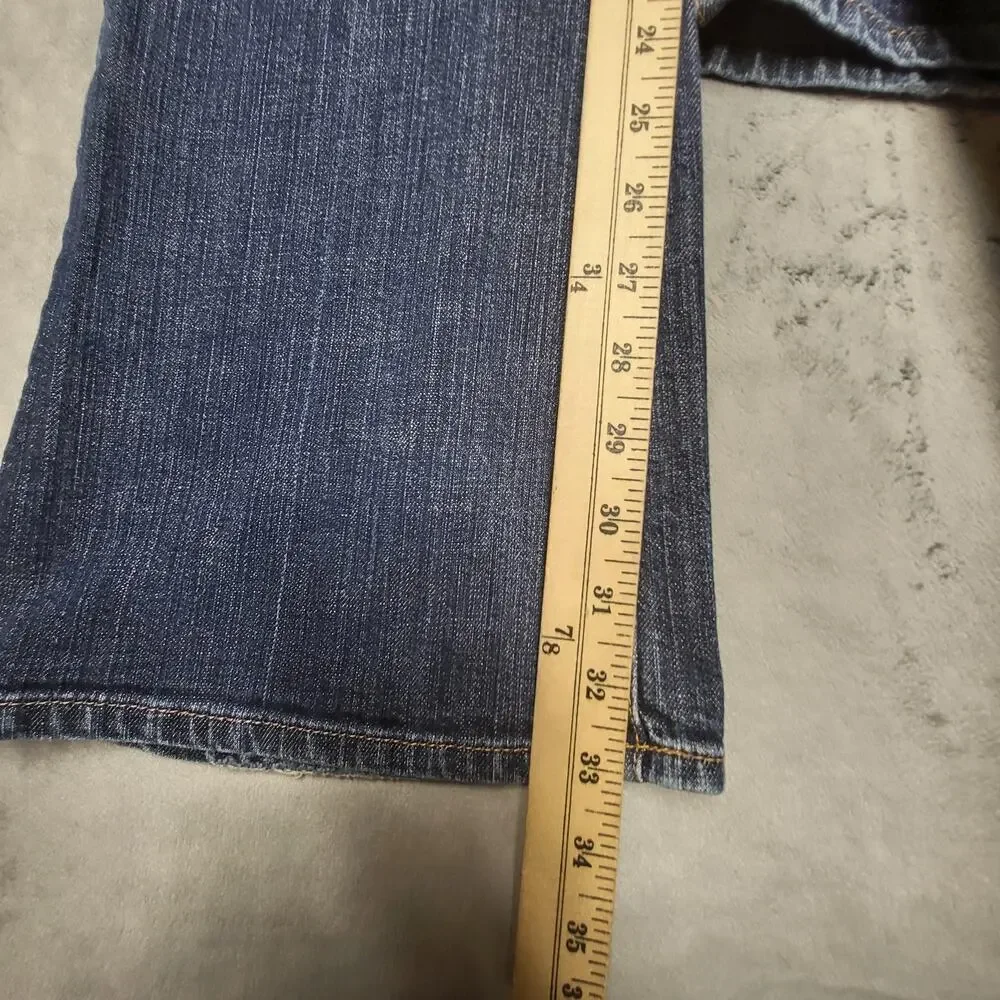 Old Navy The Sweetheart Jeans Womens 12 Tall Blue Flared Mid-Rise 5-Pocket
